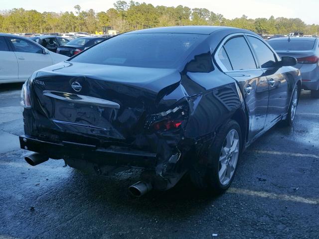 1N4AA5AP7CC832602 - 2012 NISSAN MAXIMA S BLACK photo 4