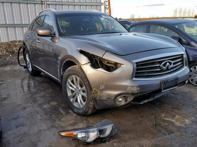 JN8CS1MW2DM174926 - 2013 INFINITI FX37 GRAY photo 1