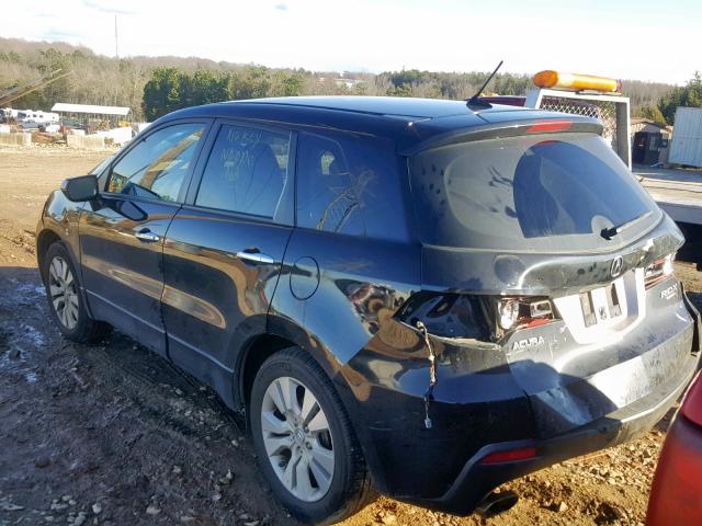 5J8TB2H29BA005768 - 2011 ACURA RDX BLACK photo 3