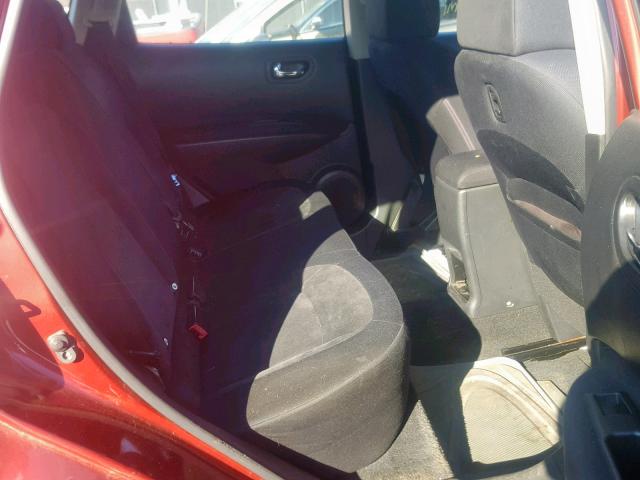 JN8AS58V99W190259 - 2009 NISSAN ROGUE S RED photo 6