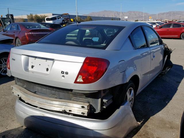 1G8AN15F57Z100992 - 2007 SATURN ION LEVEL SILVER photo 4