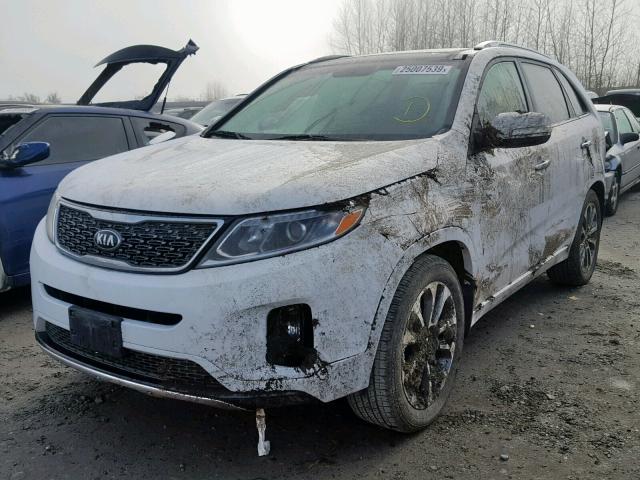 5XYKWDA7XFG562274 - 2015 KIA SORENTO SX WHITE photo 2