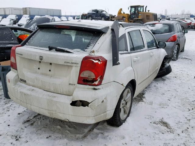 1B3CB4HA4BD238328 - 2011 DODGE CALIBER SX WHITE photo 4