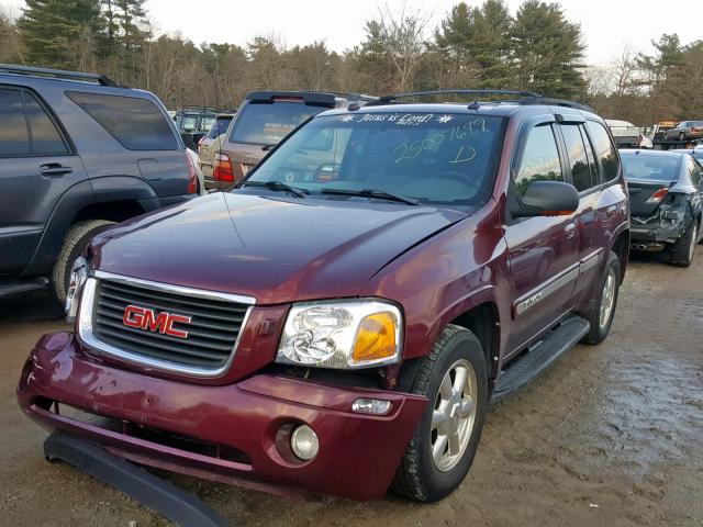 1GKDT13SX52339568 - 2005 GMC ENVOY RED photo 2