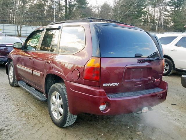 1GKDT13SX52339568 - 2005 GMC ENVOY RED photo 3