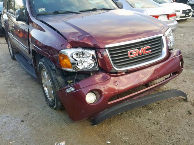 1GKDT13SX52339568 - 2005 GMC ENVOY RED photo 9