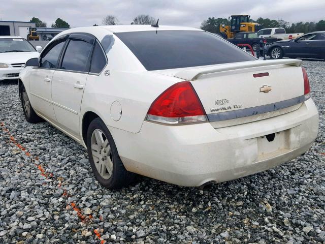 2G1WU581269385237 - 2006 CHEVROLET IMPALA LTZ WHITE photo 3