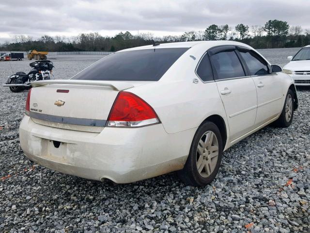 2G1WU581269385237 - 2006 CHEVROLET IMPALA LTZ WHITE photo 4