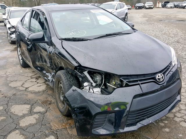 5YFBURHE0GP415059 - 2016 TOYOTA COROLLA L BLACK photo 1