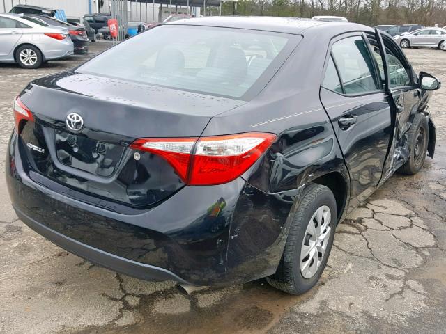 5YFBURHE0GP415059 - 2016 TOYOTA COROLLA L BLACK photo 4