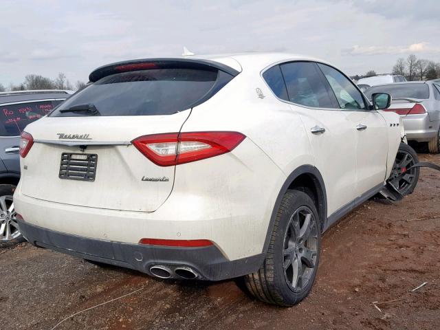 ZN661XUA8JX275948 - 2018 MASERATI LEVANTE WHITE photo 4