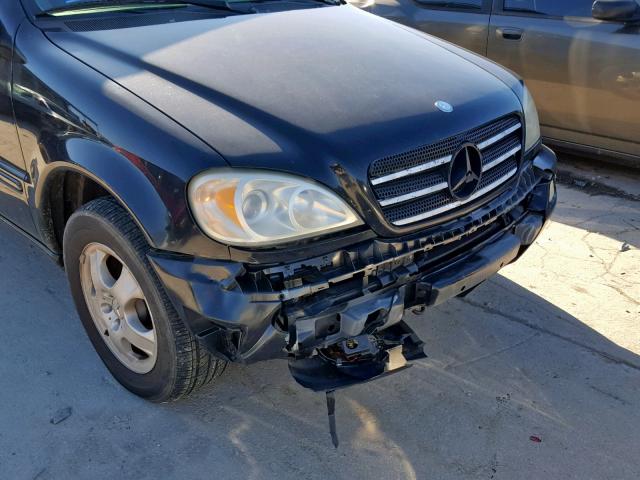 4JGAB57E23A419930 - 2003 MERCEDES-BENZ ML 350 BLACK photo 9