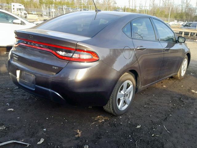 1C3CDFBB8FD406195 - 2015 DODGE DART SXT GRAY photo 4