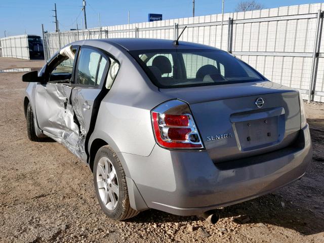 3N1AB61E98L677030 - 2008 NISSAN SENTRA 2.0 SILVER photo 3