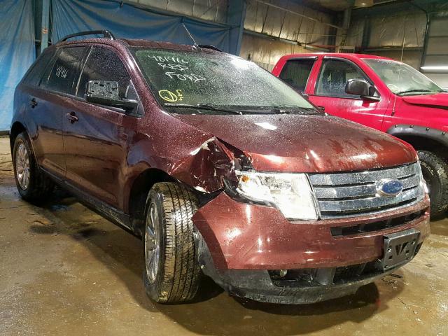 2FMDK4JC1ABB03967 - 2010 FORD EDGE SEL MAROON photo 1