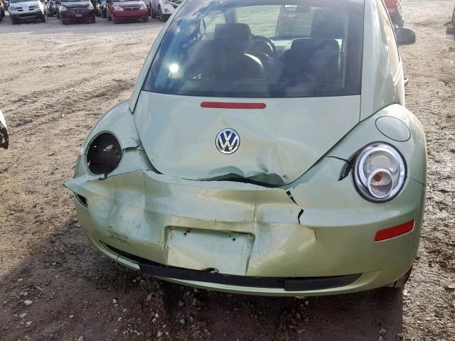 3VWPW31C99M515240 - 2009 VOLKSWAGEN NEW BEETLE Yaşıl foto 9