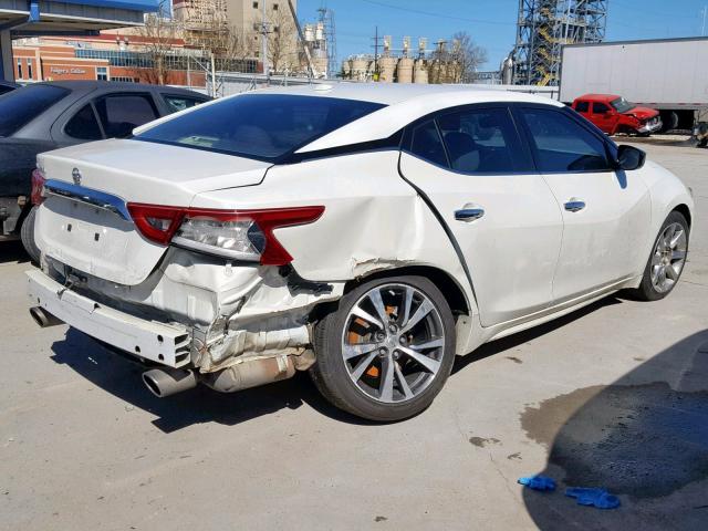 1N4AA6APXGC418922 - 2016 NISSAN MAXIMA 3.5 WHITE photo 4