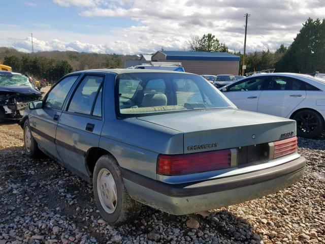 1G1LT53T9NY167949 - 1992 CHEVROLET CORSICA LT GREEN photo 3