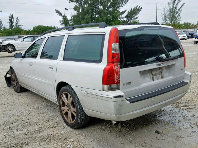 YV1SW592462555307 - 2006 VOLVO V70 2.5T WHITE photo 3