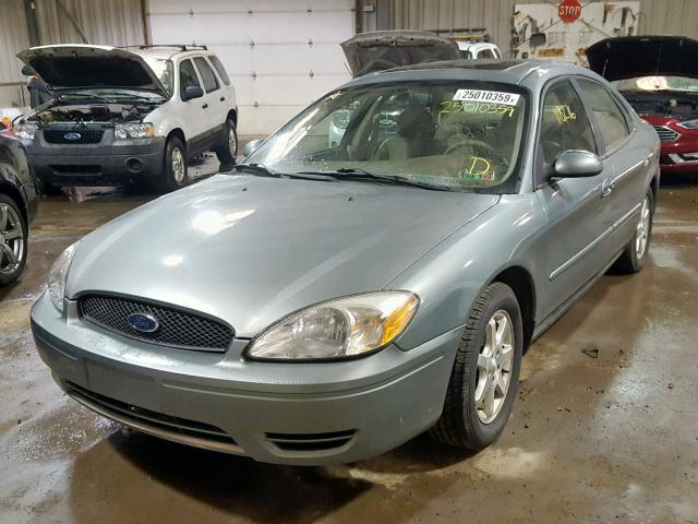 1FAFP56U56A205450 - 2006 FORD TAURUS SEL GRAY photo 2