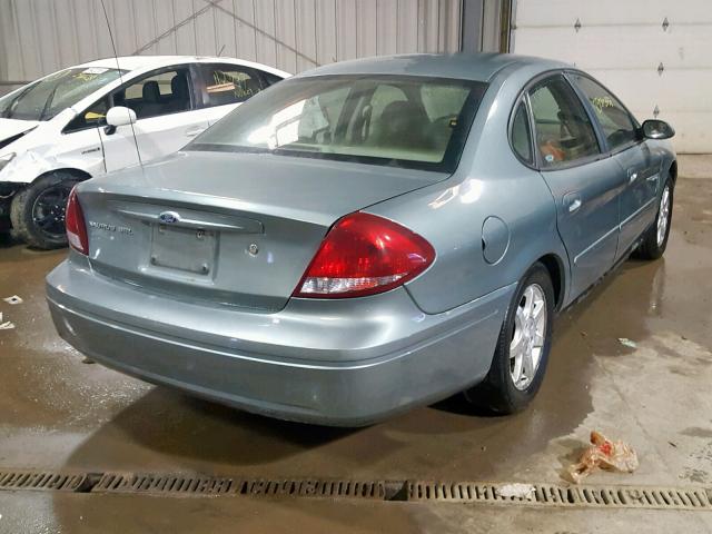 1FAFP56U56A205450 - 2006 FORD TAURUS SEL GRAY photo 4