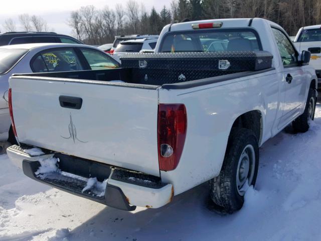 1GCCSBD91A8105158 - 2010 CHEVROLET COLORADO WHITE photo 4