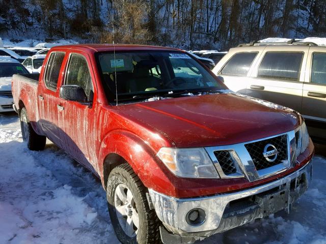 1N6AD0FV5AC421737 - 2010 NISSAN FRONTIER C BURGUNDY photo 1