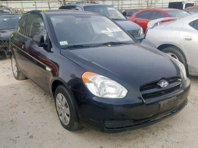 KMHCM3AC4AU186059 - 2010 HYUNDAI ACCENT BLU BLACK photo 1