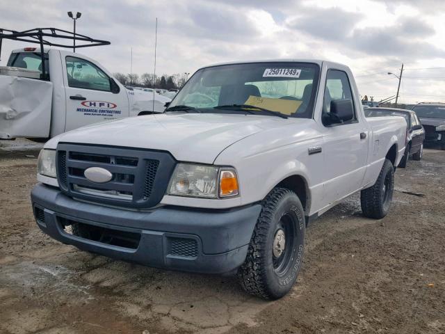 1FTYR10U76PA59547 - 2006 FORD RANGER WHITE photo 2