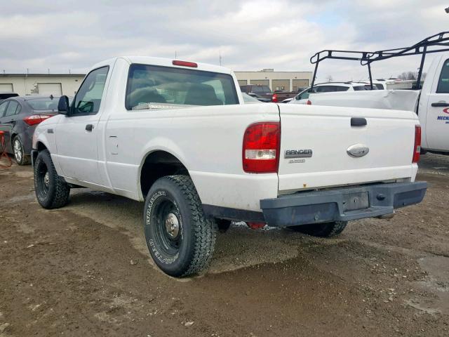 1FTYR10U76PA59547 - 2006 FORD RANGER WHITE photo 3