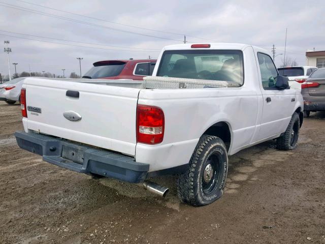 1FTYR10U76PA59547 - 2006 FORD RANGER WHITE photo 4