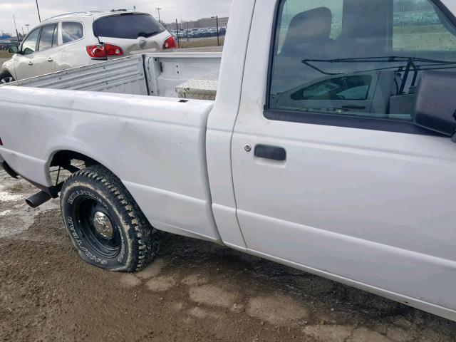 1FTYR10U76PA59547 - 2006 FORD RANGER WHITE photo 9