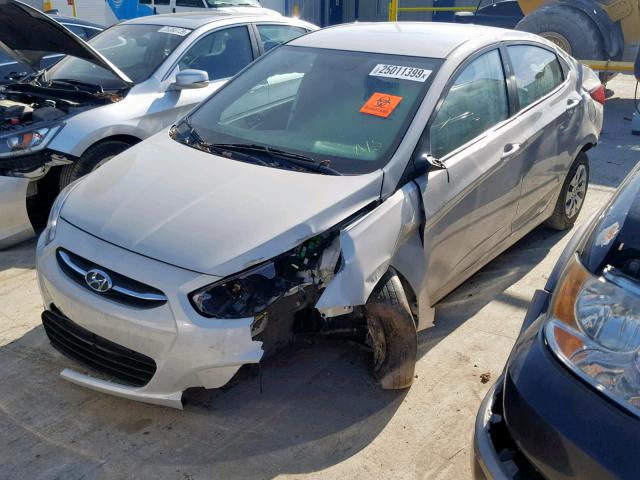 KMHCT4AE2GU965866 - 2016 HYUNDAI ACCENT SE TAN photo 2