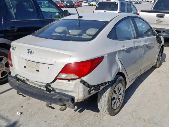 KMHCT4AE2GU965866 - 2016 HYUNDAI ACCENT SE TAN photo 4