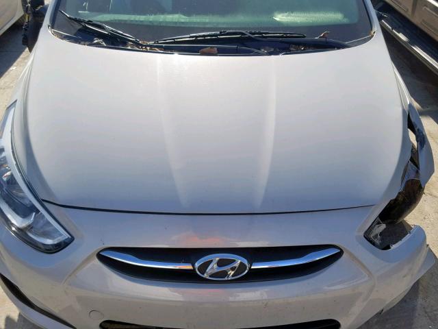 KMHCT4AE2GU965866 - 2016 HYUNDAI ACCENT SE TAN photo 7