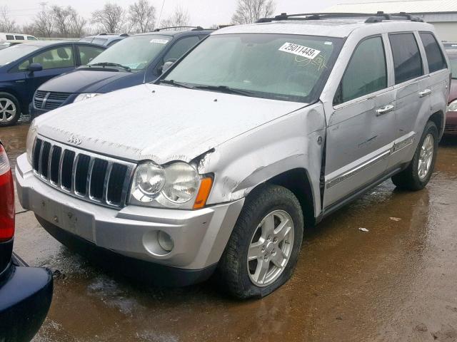 1J4HR58N46C180347 - 2006 JEEP GRAND CHER SILVER photo 2