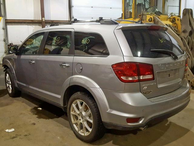 3C4PDDFG2JT477323 - 2018 DODGE JOURNEY GT SILVER photo 3