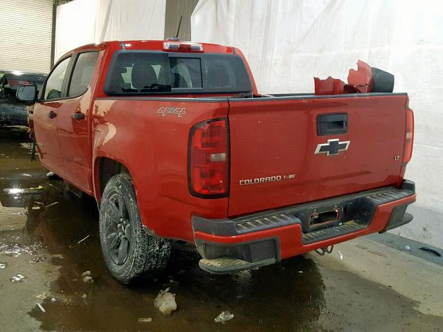 1GCGTCEN8J1124976 - 2018 CHEVROLET COLORADO L RED photo 3
