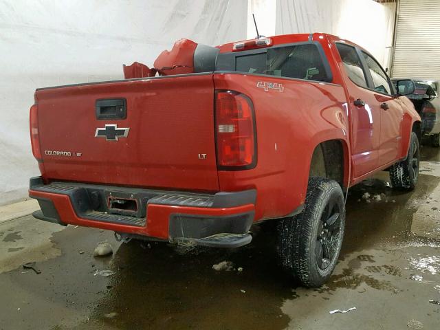 1GCGTCEN8J1124976 - 2018 CHEVROLET COLORADO L RED photo 4