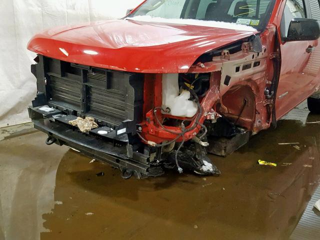 1GCGTCEN8J1124976 - 2018 CHEVROLET COLORADO L RED photo 9