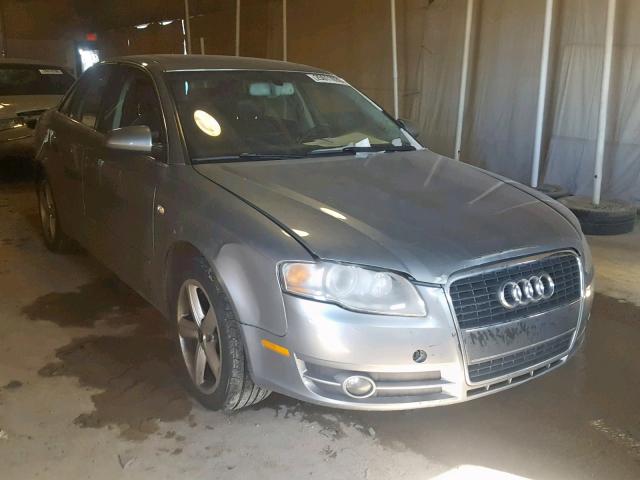 WAUDH78E57A013833 - 2007 AUDI A4 3.2 QUA GRAY photo 1