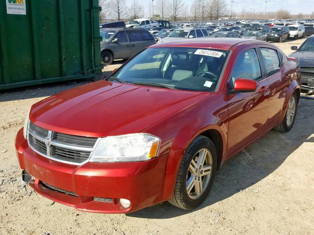 1B3CC5FB1AN140512 - 2010 DODGE AVENGER R/ RED photo 2