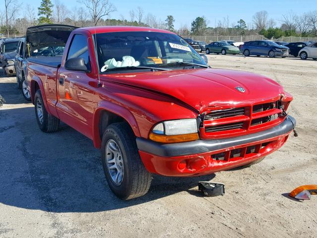 1D7FL36X63S192062 - 2003 DODGE DAKOTA SPO RED photo 1