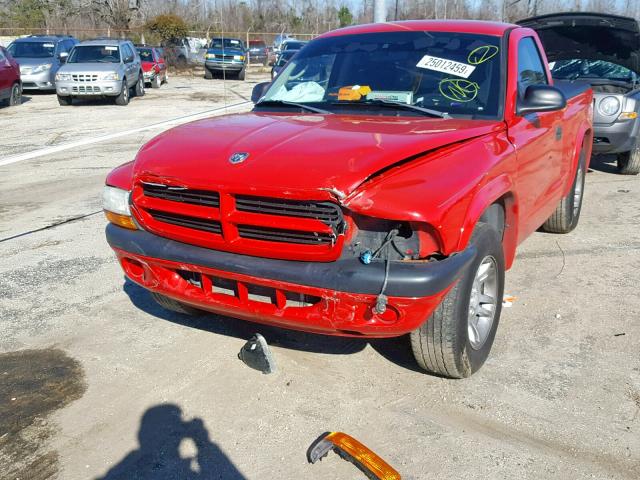 1D7FL36X63S192062 - 2003 DODGE DAKOTA SPO RED photo 9