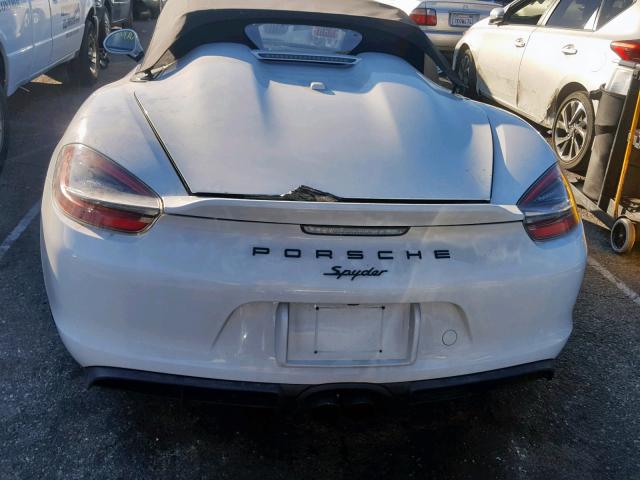 WP0CC2A83GS152700 - 2016 PORSCHE BOXSTER SP WHITE photo 6