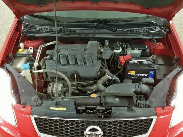 3N1AB6APXCL785621 - 2012 NISSAN SENTRA 2.0 RED photo 7