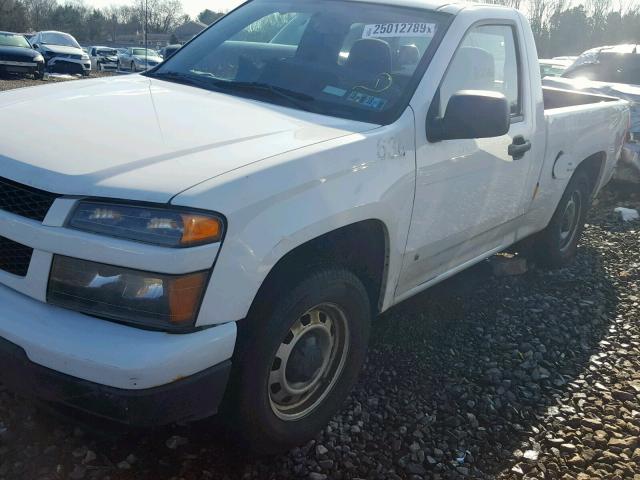 1GCCS149898159336 - 2009 CHEVROLET COLORADO WHITE photo 9