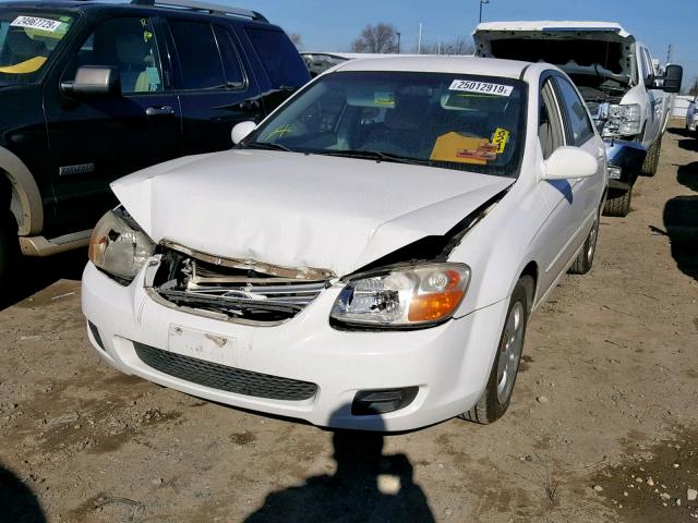 KNAFE122275447617 - 2007 KIA SPECTRA EX WHITE photo 2