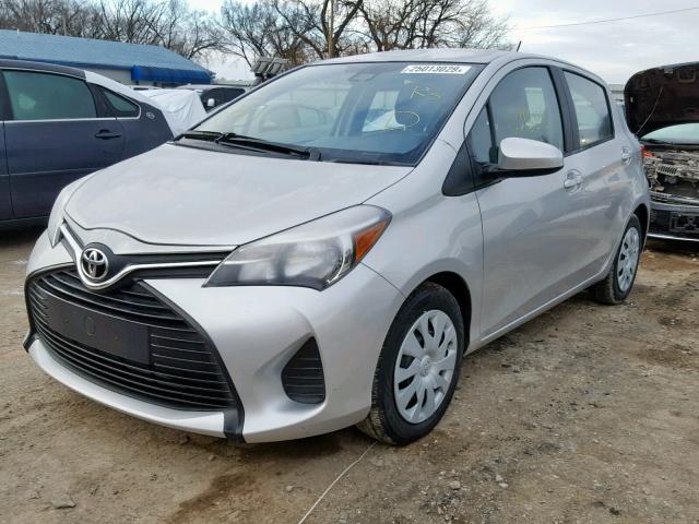 VNKKTUD33HA081407 - 2017 TOYOTA YARIS L SILVER photo 2