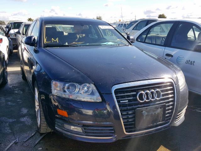 WAUSG74F59N020656 - 2009 AUDI A6 BLUE photo 1